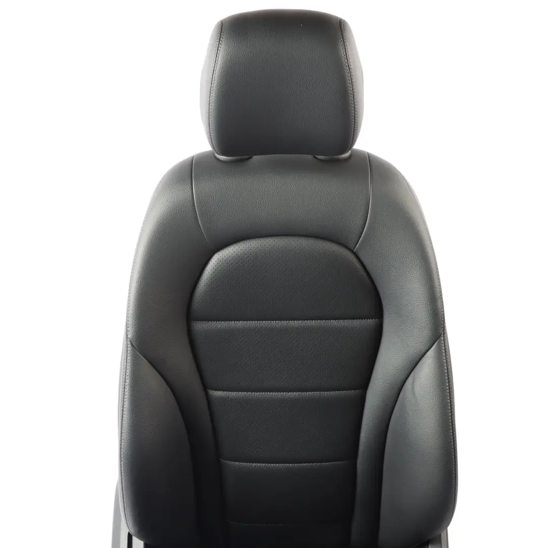 Mercedes GLC X253 Front Right O/S Seat Black Leather Heated Electric Interior - SKU A2059101147-2 - Part number A2059101147