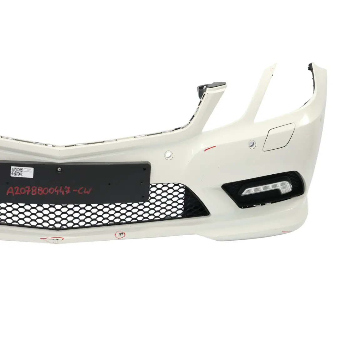 Mercedes W207 Zderzak Przedni AMG Calcite White Biały - 650 - SKU A2078800447-CW - Numer Części A2078800447