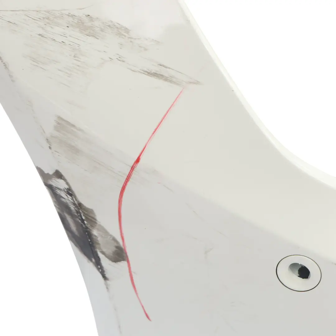 Mercedes W207 Bumper Front Trim Panel AMG Covering Calcite White - 650 - SKU A2078800447-CW - Part number A2078800447