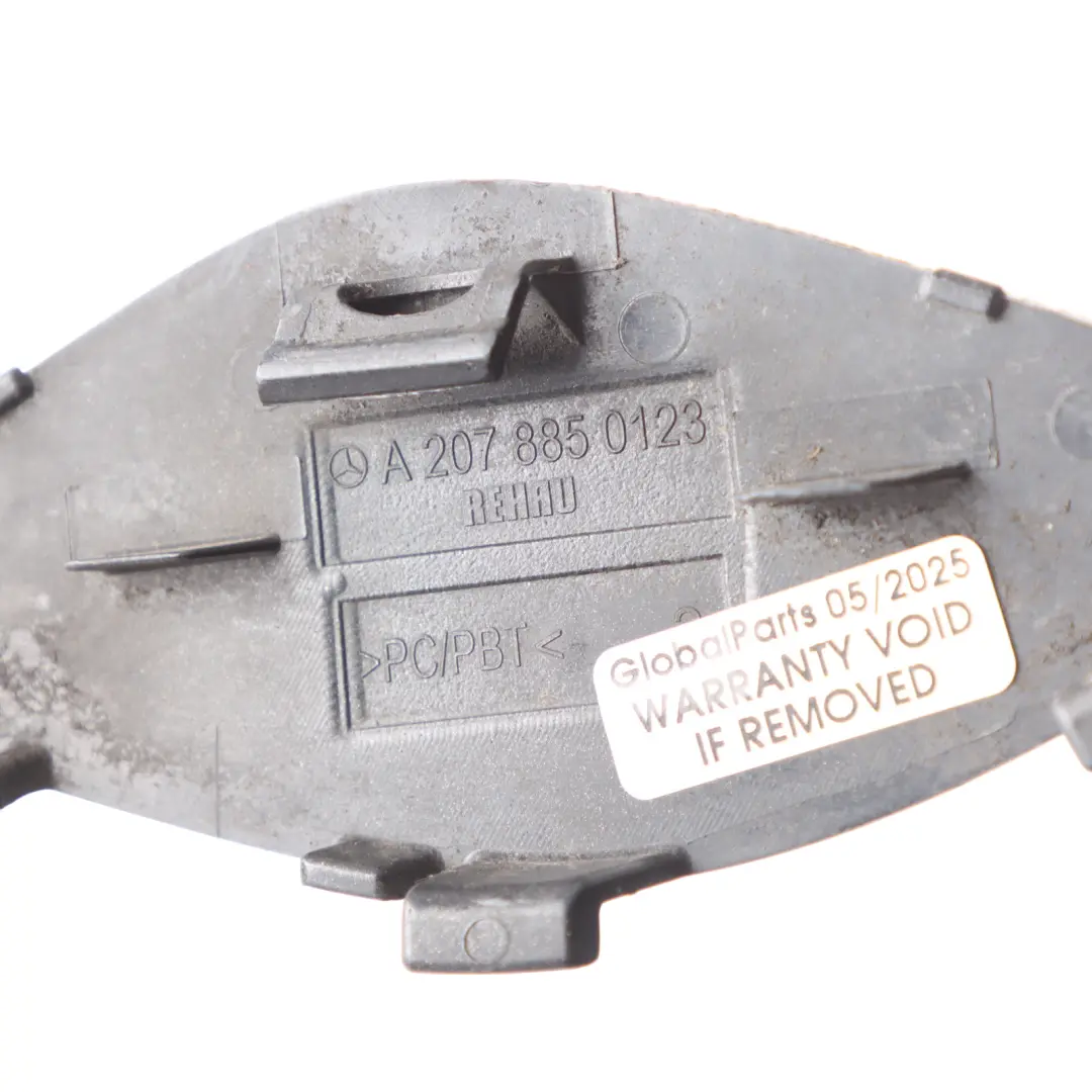 W207 Front Bumper Tow Eye Hook Cover Palladium Silver Metallic - 792 to Mercedes with Part number A2078850123 Mercedes W207 Front Bumper Tow Eye Hook Cover Palladium Silver Metallic - 792 - SKU A2078850123-PAL - Part number A2078850123