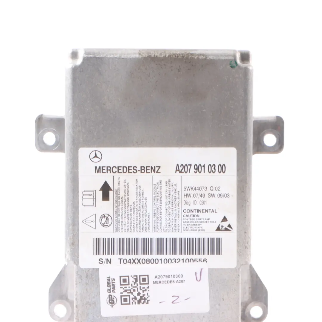 Mercedes C207 Air Module System Control Unit Module ECU - SKU A2079010300 - Part number A2079010300