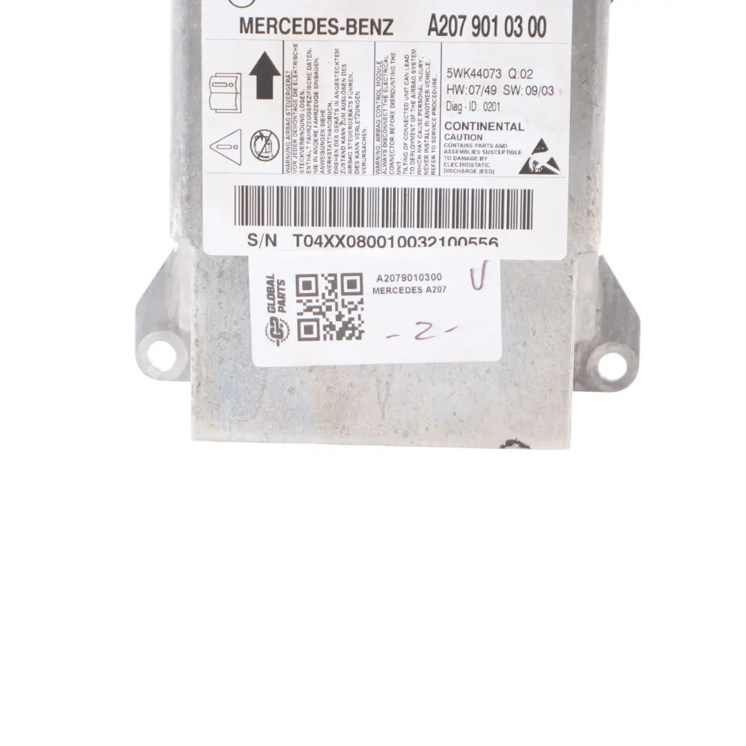 Mercedes C207 Air Module System Control Unit Module ECU - SKU A2079010300 - Part number A2079010300