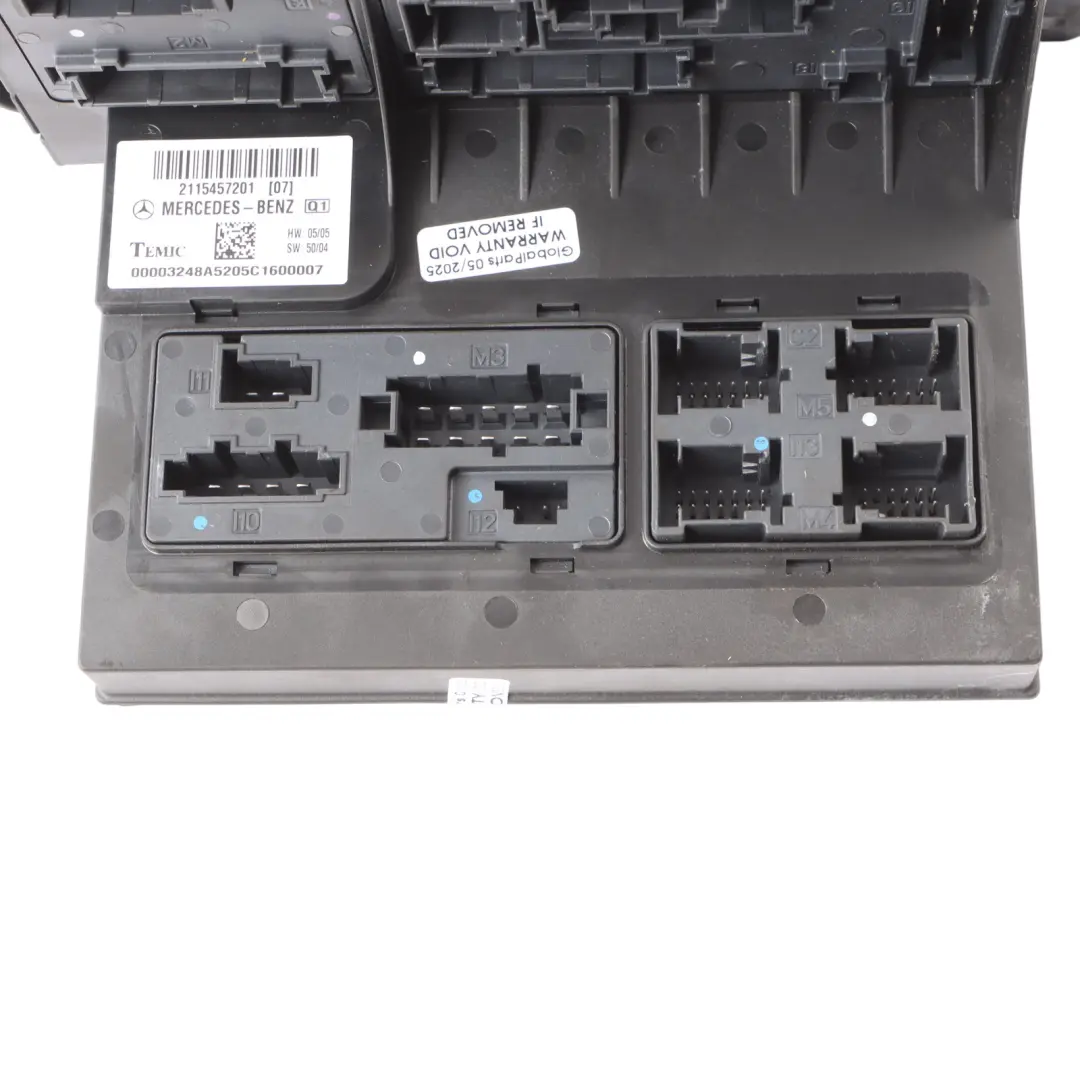 Sam Control Module Mercedes W211 C219 Fuse Box Front Unit Relay to with Part number A2115457201 Sam Control Module Mercedes W211 C219 Fuse Box Front Unit Relay - SKU A2115457201 - Part number A2115457201