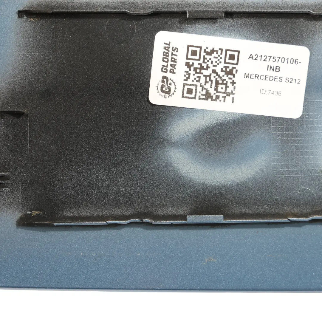 Flap Cover Filler Fill In Flap Indigolite Blue Metallic - 230 to Mercedes W212 Fuel with Part number A2127570106 Mercedes W212 Fuel Flap Cover Filler Fill In Flap Indigolite Blue Metallic - 230 - SKU A2127570106-INB - Part number A2127570106