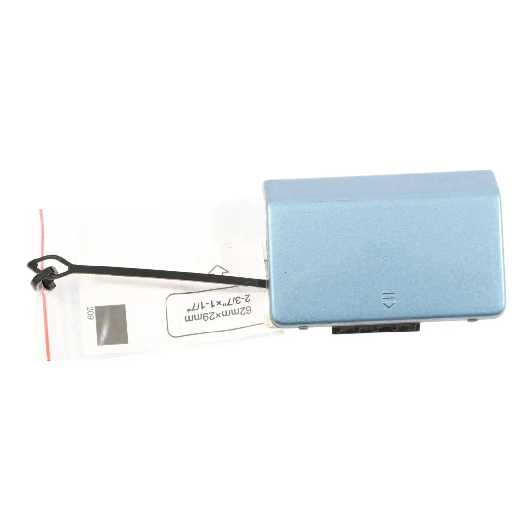 Bumper Flap Towing Eye Cover Indigolite Blue Metallic - 230 to Mercedes W212 Rear with Part number A2128850426 Mercedes W212 Rear Bumper Flap Towing Eye Cover Indigolite Blue Metallic - 230 - SKU A2128850426-INB - Part number A2128850426