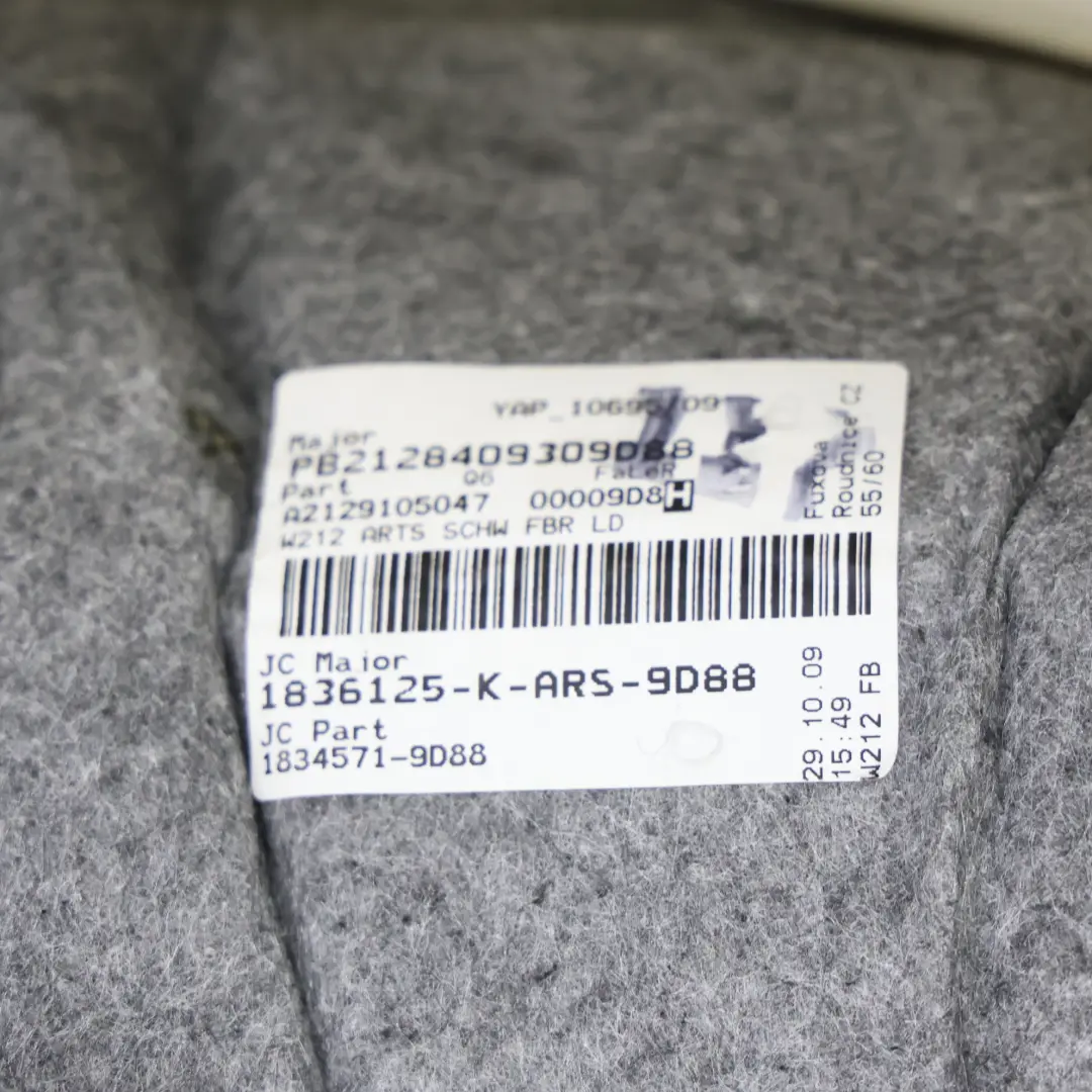 Mercedes W212 Asiento Delantero Respaldo Derecho Eléctrico - SKU A2129105047 - Número de pieza A2129105047