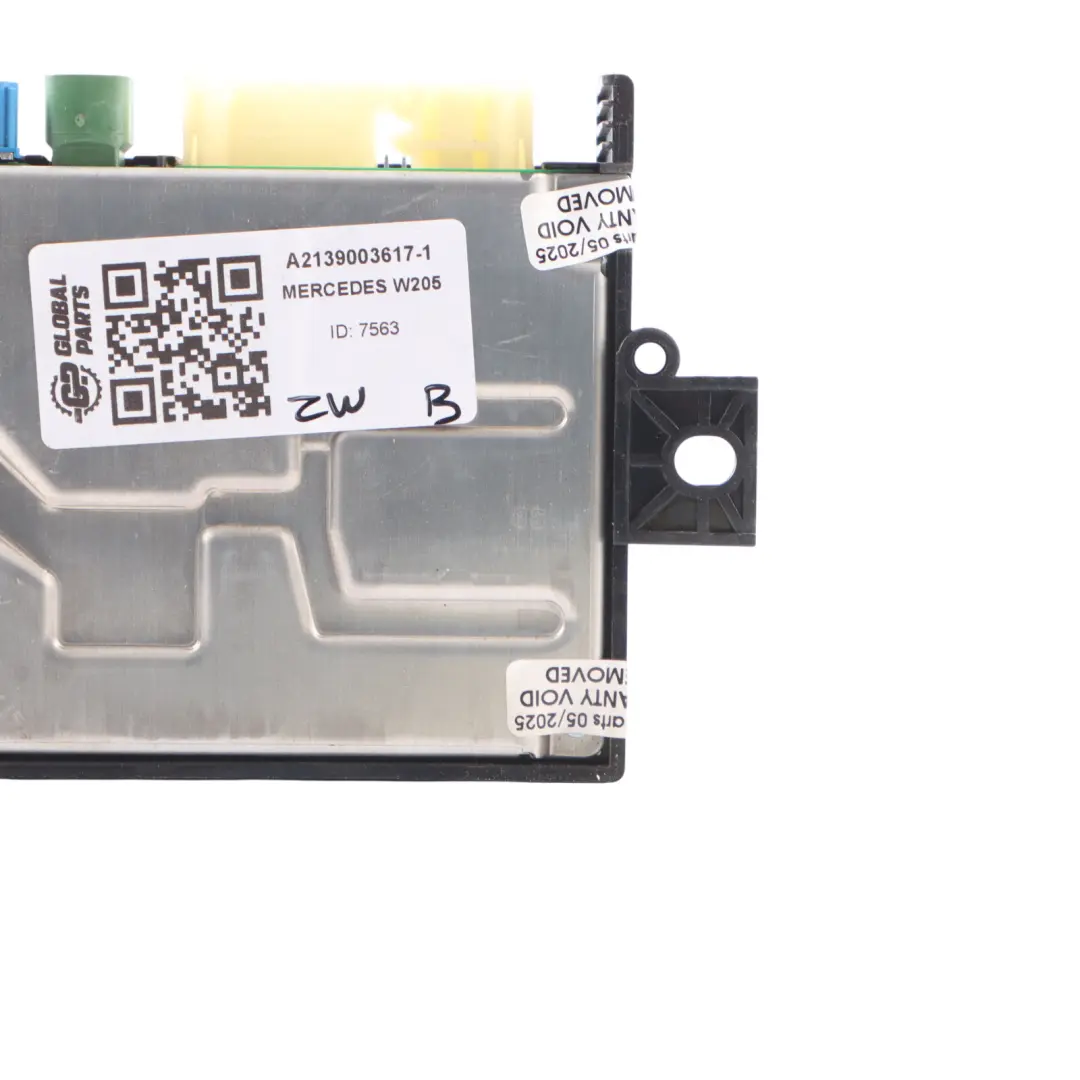 Mercedes W176 W205 W207 Modulo Telematico Bluetooth Centralina - SKU A2139003617-1 - Numero di parte A2139003617
