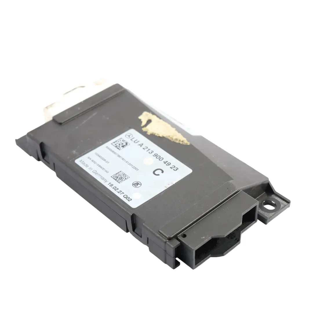 Ignition Switch Lock Control Module Unit Controller to Mercedes W213 with Part number A2139004923 Mercedes W213 Ignition Switch Lock Control Module Unit Controller - SKU A2139004923 - Part number A2139004923