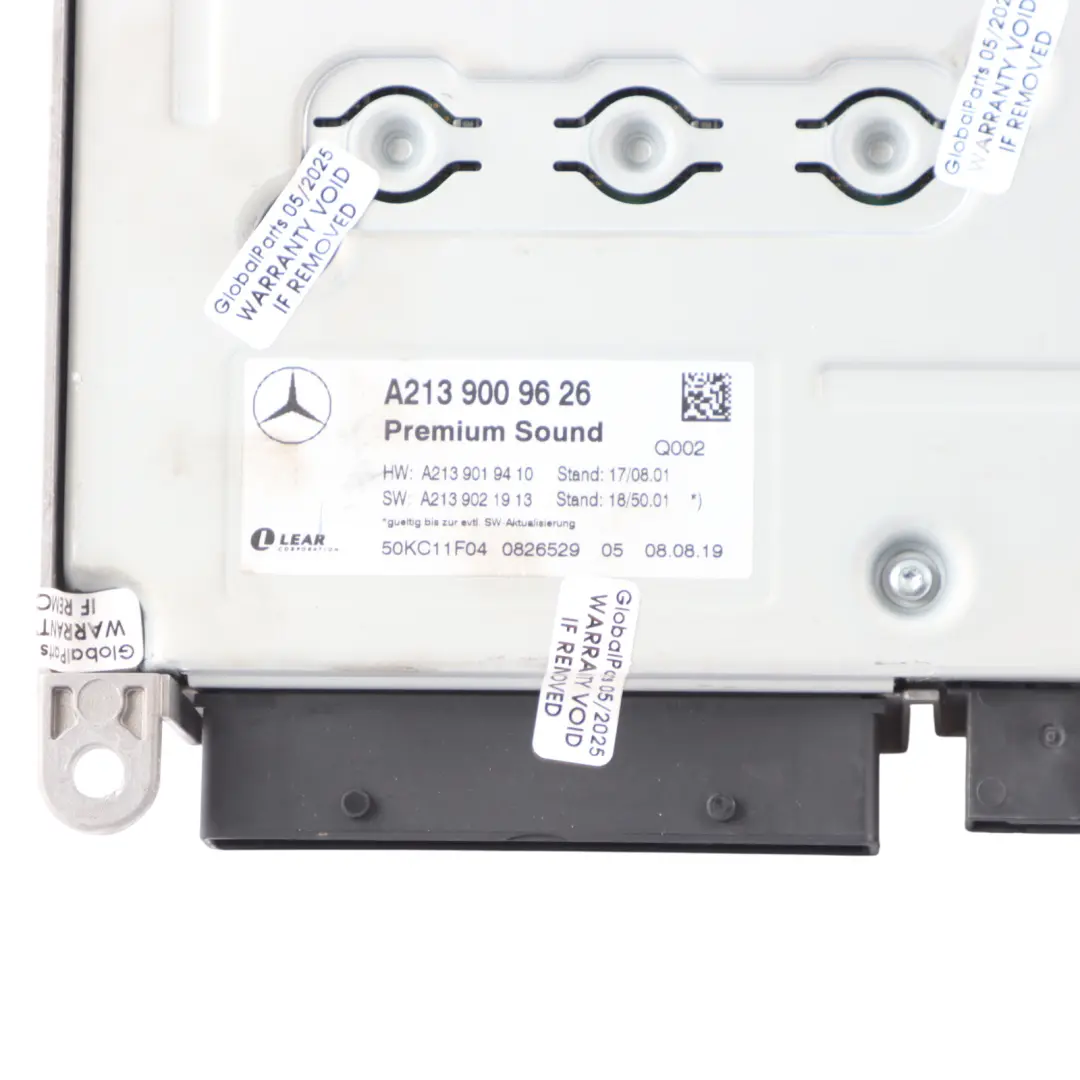Amplifier Audio Control Unit Module Premium Sound to Mercedes W213 with Part number A2139009626 Mercedes W213 Amplifier Audio Control Unit Module Premium Sound - SKU A2139009626 - Part number A2139009626
