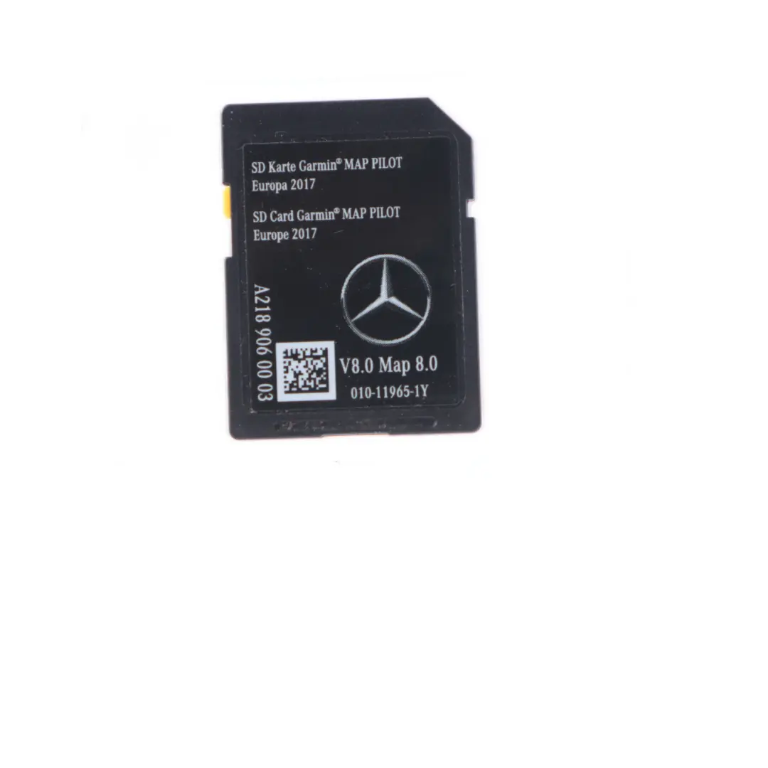Card Mercedes X156 A207 C207 Garmin Map Pilot Navigation Europe to SD with Part number A2189060003 SD Card Mercedes X156 A207 C207 Garmin Map Pilot Navigation Europe - SKU A2189060003 - Part number A2189060003