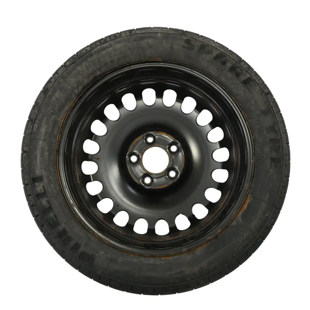 Ruota scorta compatta acciaio R17 155/70 per Mercedes W211 S211 W212 con numero di parte A2194000002 Mercedes W211 S211 W212 Ruota scorta compatta acciaio R17 155/70 - SKU A2194000002 - Numero di parte A2194000002