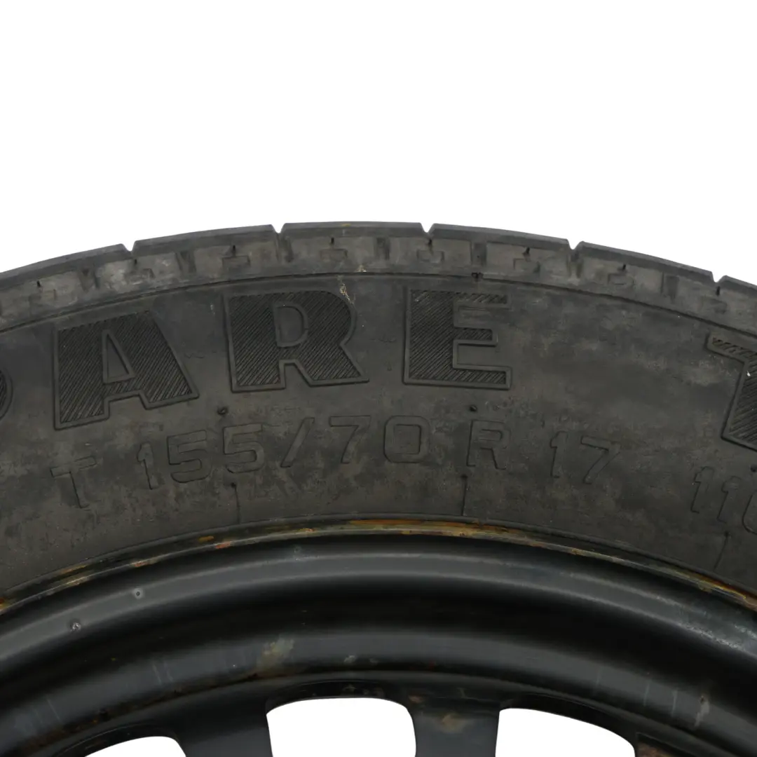 Mercedes W211 S211 W212 Ruota scorta compatta acciaio R17 155/70 - SKU A2194000002 - Numero di parte A2194000002