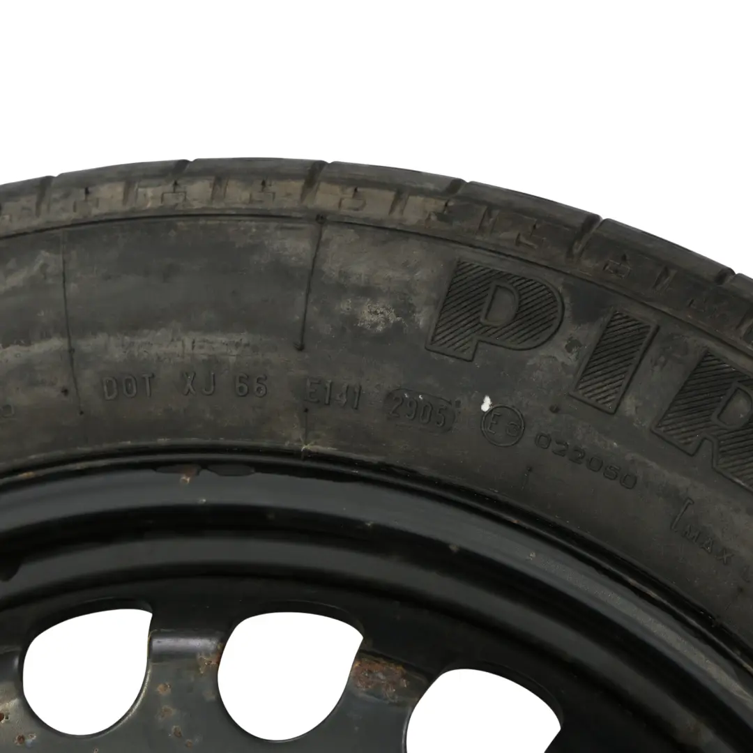 Rueda Recambio Compacta Acero R17 Neumático 155/70 para Mercedes W211 con número de pieza A2194000002 Mercedes W211 Rueda Recambio Compacta Acero R17 Neumático 155/70 - SKU A2194000002 - Número de pieza A2194000002