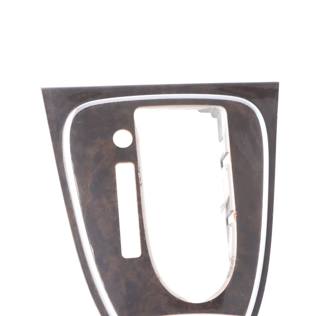 Trim Panel Gear Selector Switch Gearbox Wood to Mercedes C219 Cover with Part number A2196806036 Mercedes C219 Cover Trim Panel Gear Selector Switch Gearbox Wood - SKU A2196806036 - Part number A2196806036