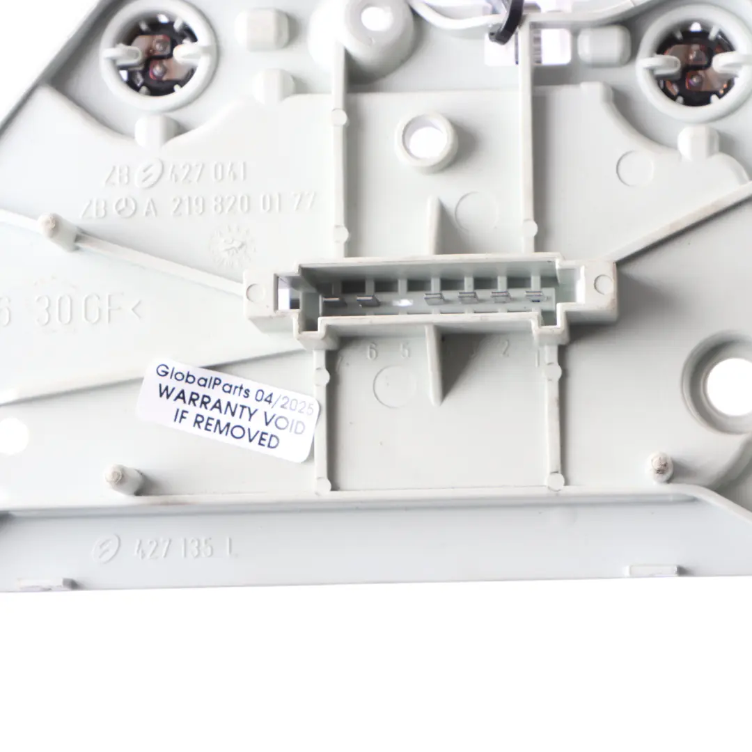Mercedes CLS C219 Coupe Sedan Bulb Holder Rear Lamp Left N/S Bulb Mount - SKU A2198200177-1 - Part number A2198200177