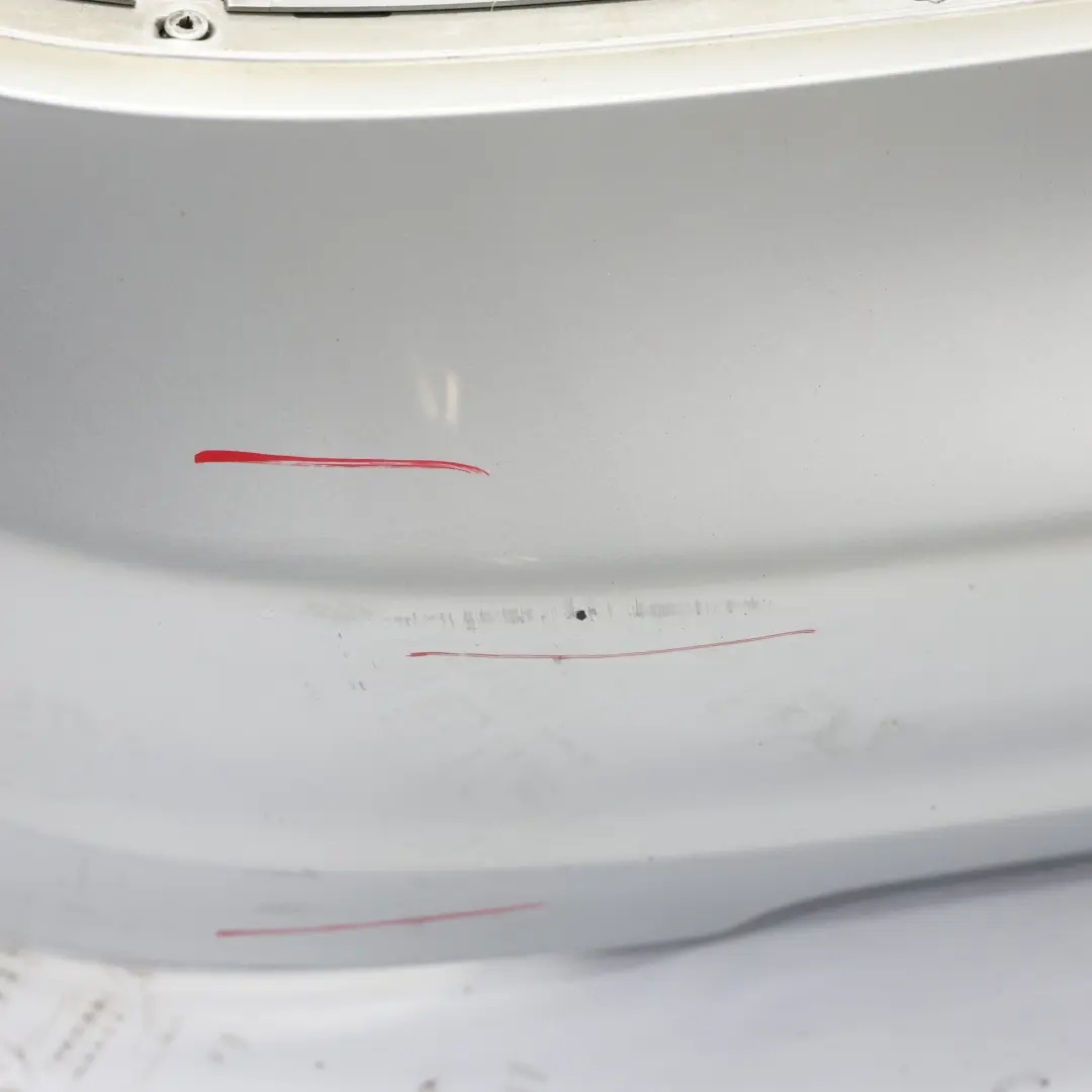 Bumper Trim Panel Cover Iridium Silver Metallic - 775 to Mercedes C219 Rear with Part number A2198800840 Mercedes C219 Rear Bumper Trim Panel Cover Iridium Silver Metallic - 775 - SKU A2198800840-IRS - Part number A2198800840