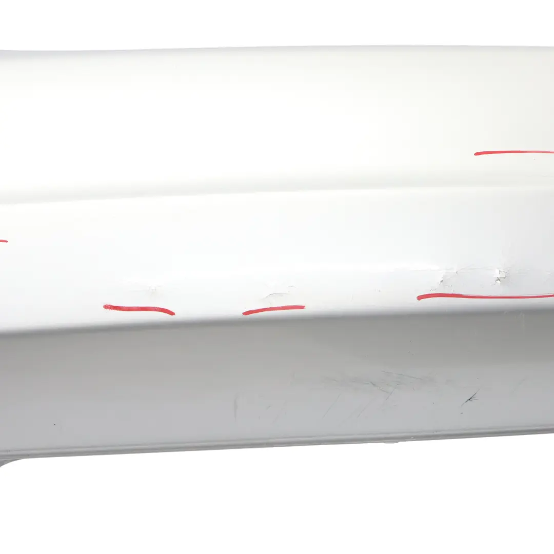 Bumper Trim Panel Cover Iridium Silver Metallic - 775 to Mercedes C219 Rear with Part number A2198800840 Mercedes C219 Rear Bumper Trim Panel Cover Iridium Silver Metallic - 775 - SKU A2198800840-IRS - Part number A2198800840