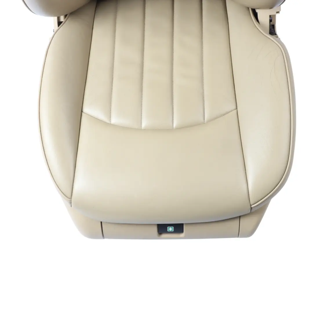 Front Seat Heated Electric Interior Left N/S Leather Beige to Mercedes CLS C219 with Part number A2199100247 Mercedes CLS C219 Front Seat Heated Electric Interior Left N/S Leather Beige - SKU A2199100247-4 - Part number A2199100247