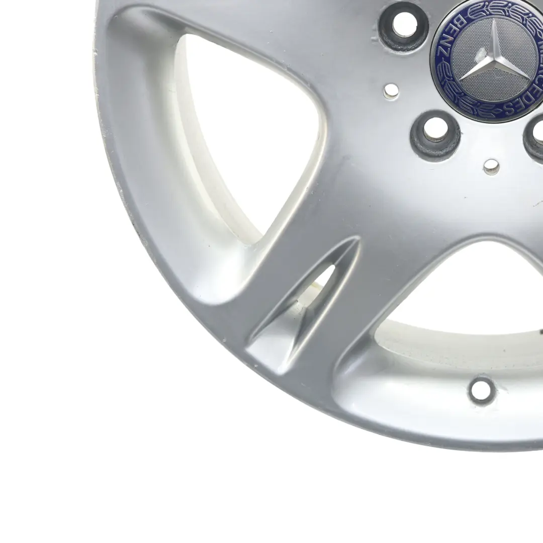 Silber Alufelge 17" 7.5J ET:46 5 Doppelspeiche für Mercedes W220 mit Teilenummer A2204012402 Mercedes W220 Silber Alufelge 17" 7.5J ET:46 5 Doppelspeiche - SKU A2204012402-1 - Teilenummer A2204012402
