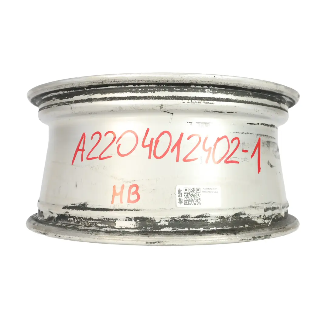Llanta Aleación Plata 17 "7.5J ET: 46 5 Radios Dobles para Mercedes W220 con número de pieza A2204012402 Mercedes W220 Llanta Aleación Plata 17 "7.5J ET: 46 5 Radios Dobles - SKU A2204012402-1 - Número de pieza A2204012402