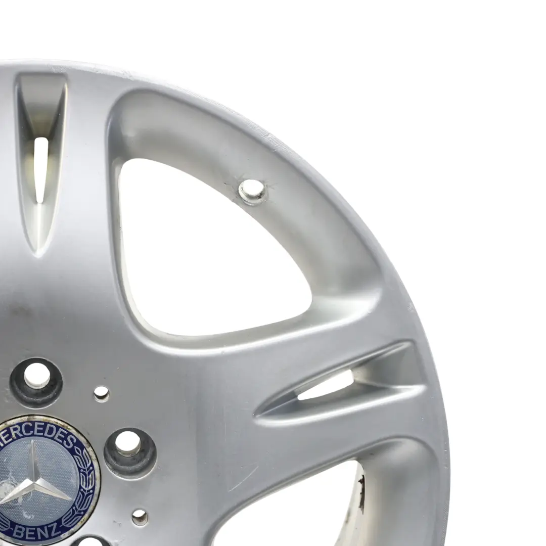 Alloy Rim 17" 7.5J ET:46 5 Double Spoke to Mercedes W220 Silver Wheel with Part number A2204012402 Mercedes W220 Silver Wheel Alloy Rim 17" 7.5J ET:46 5 Double Spoke - SKU A2204012402-2 - Part number A2204012402