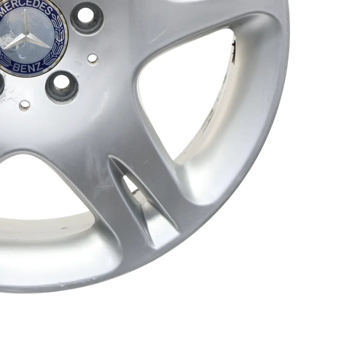 Alloy Rim 17" 7.5J ET:46 5 Double Spoke to Mercedes W220 Silver Wheel with Part number A2204012402 Mercedes W220 Silver Wheel Alloy Rim 17" 7.5J ET:46 5 Double Spoke - SKU A2204012402-2 - Part number A2204012402