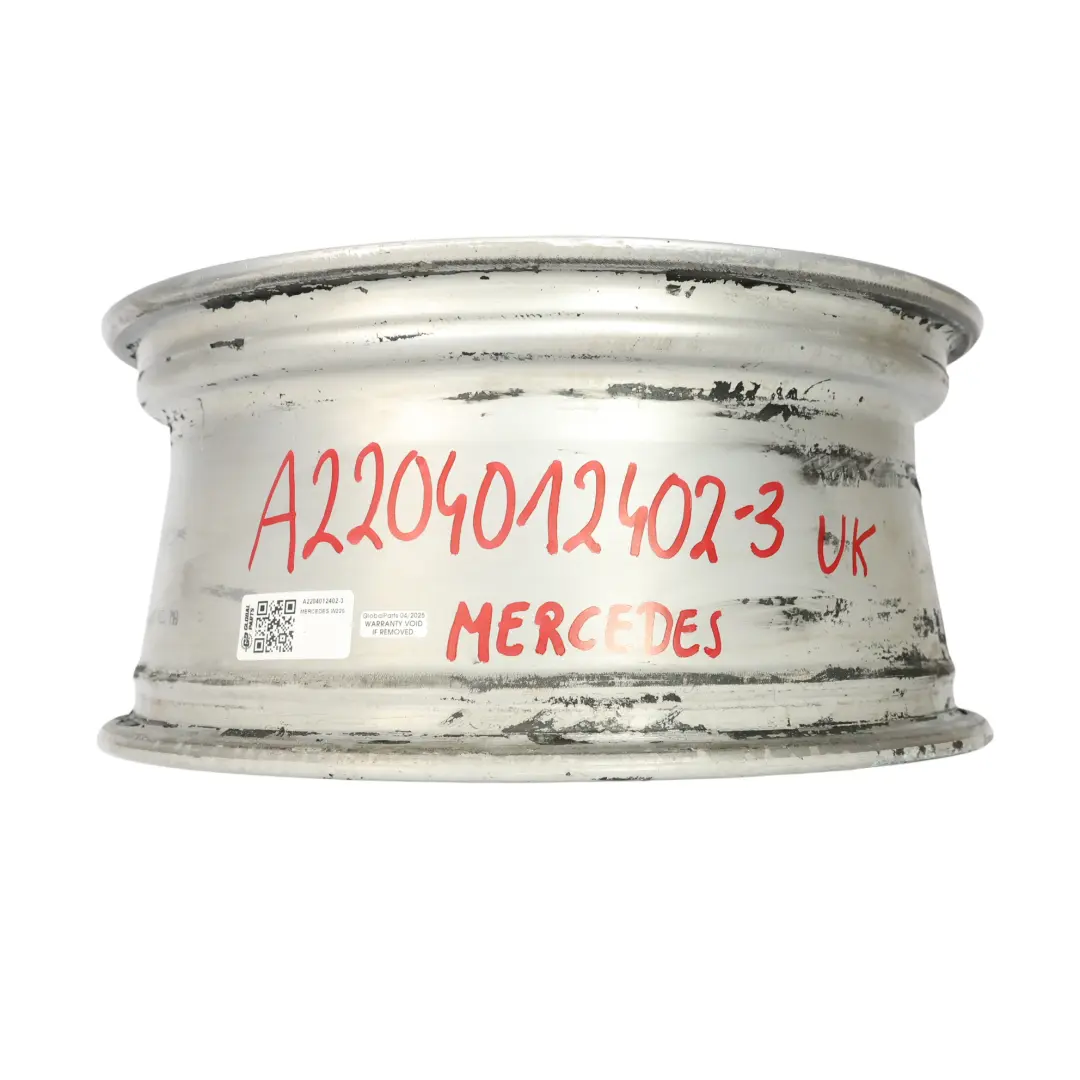 Alloy Rim 17" 7.5J ET:46 5 Double Spoke to Mercedes W220 Silver Wheel with Part number A2204012402 Mercedes W220 Silver Wheel Alloy Rim 17" 7.5J ET:46 5 Double Spoke - SKU A2204012402-3 - Part number A2204012402