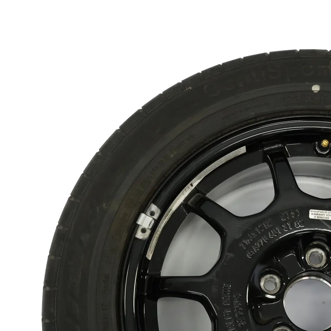 Spare Wheel Space Saver 17" 7,5J ET:51 Tyre 225/55 to Mercedes W220 with Part number A2204013102 Mercedes W220 Spare Wheel Space Saver 17" 7,5J ET:51 Tyre 225/55 - SKU A2204013102 - Part number A2204013102