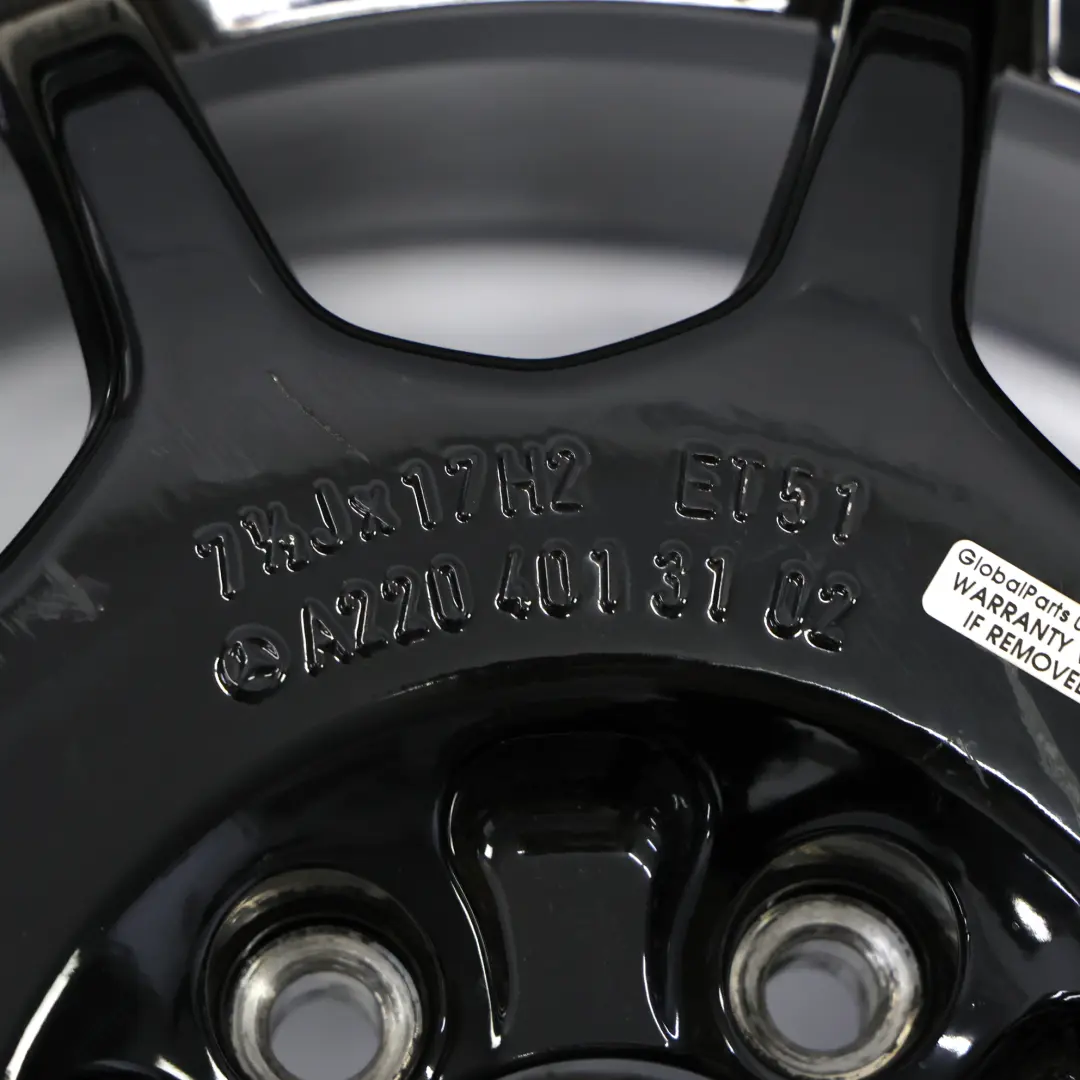 Mercedes W220 Spare Wheel Space Saver 17" 7,5J ET:51 Tyre 225/55 - SKU A2204013102 - Part number A2204013102