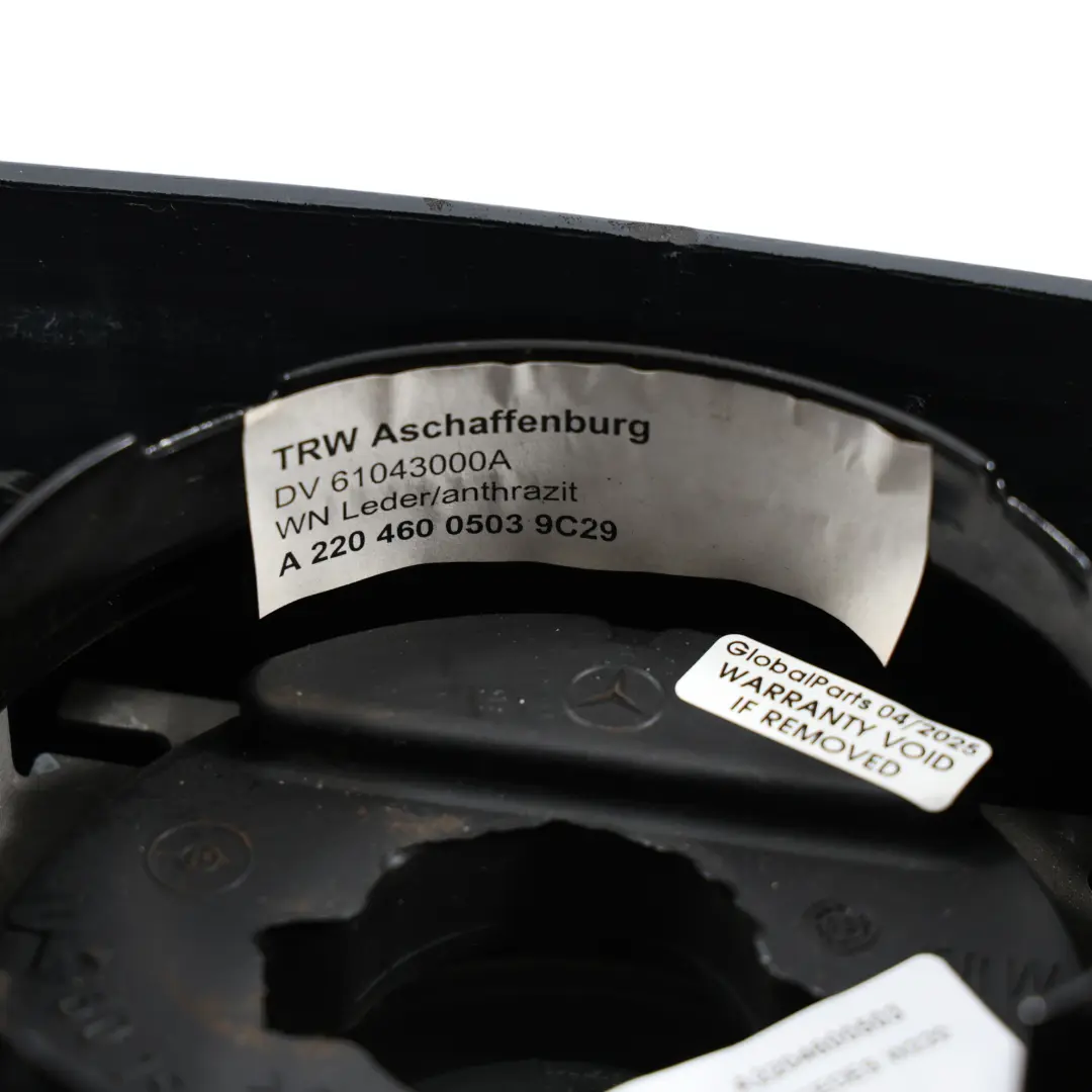 Burr Walnut Wood Trim Leather Steering Wheel to Mercedes C215 W220 with Part number A2204600503 Mercedes C215 W220 Burr Walnut Wood Trim Leather Steering Wheel - SKU A2204600503 - Part number A2204600503