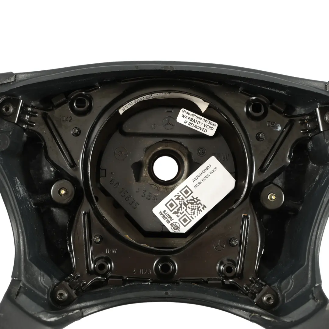 Burr Walnut Madera Volante De Cuero para Mercedes C215 W220 con número de pieza A2204600503 Mercedes C215 W220 Burr Walnut Madera Volante De Cuero - SKU A2204600503 - Número de pieza A2204600503