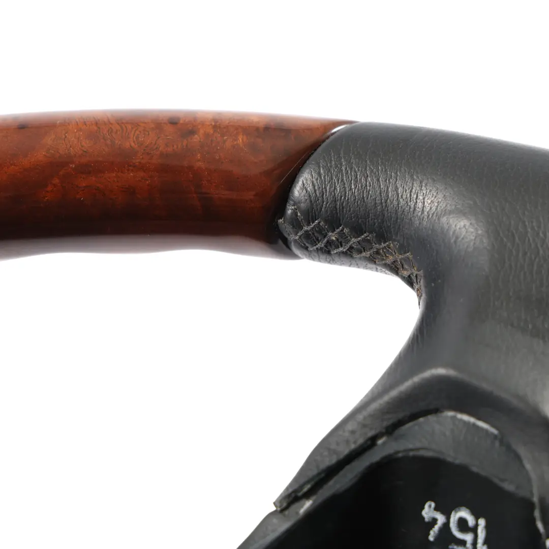Burr Walnut Wood Trim Volante In Pelle Mercedes C215 W220 - SKU A2204600503 - Numero di parte A2204600503