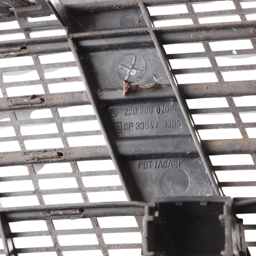 Bonnet Scuttle Panel Hood Grill Brilliant Silver 9744 to Mercedes W220 with Part number A2208800205 Mercedes W220 Bonnet Scuttle Panel Hood Grill Brilliant Silver 9744 - SKU A2208800205-BRS - Part number A2208800205