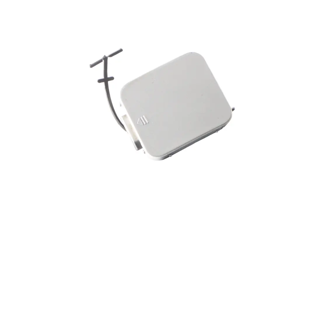 Bumper Towing Eye Cover Trim Cap Brilliant Silver - 744 to Mercedes W220 Rear with Part number A2208850423 Mercedes W220 Rear Bumper Towing Eye Cover Trim Cap Brilliant Silver - 744 - SKU A2208850423-BRS - Part number A2208850423