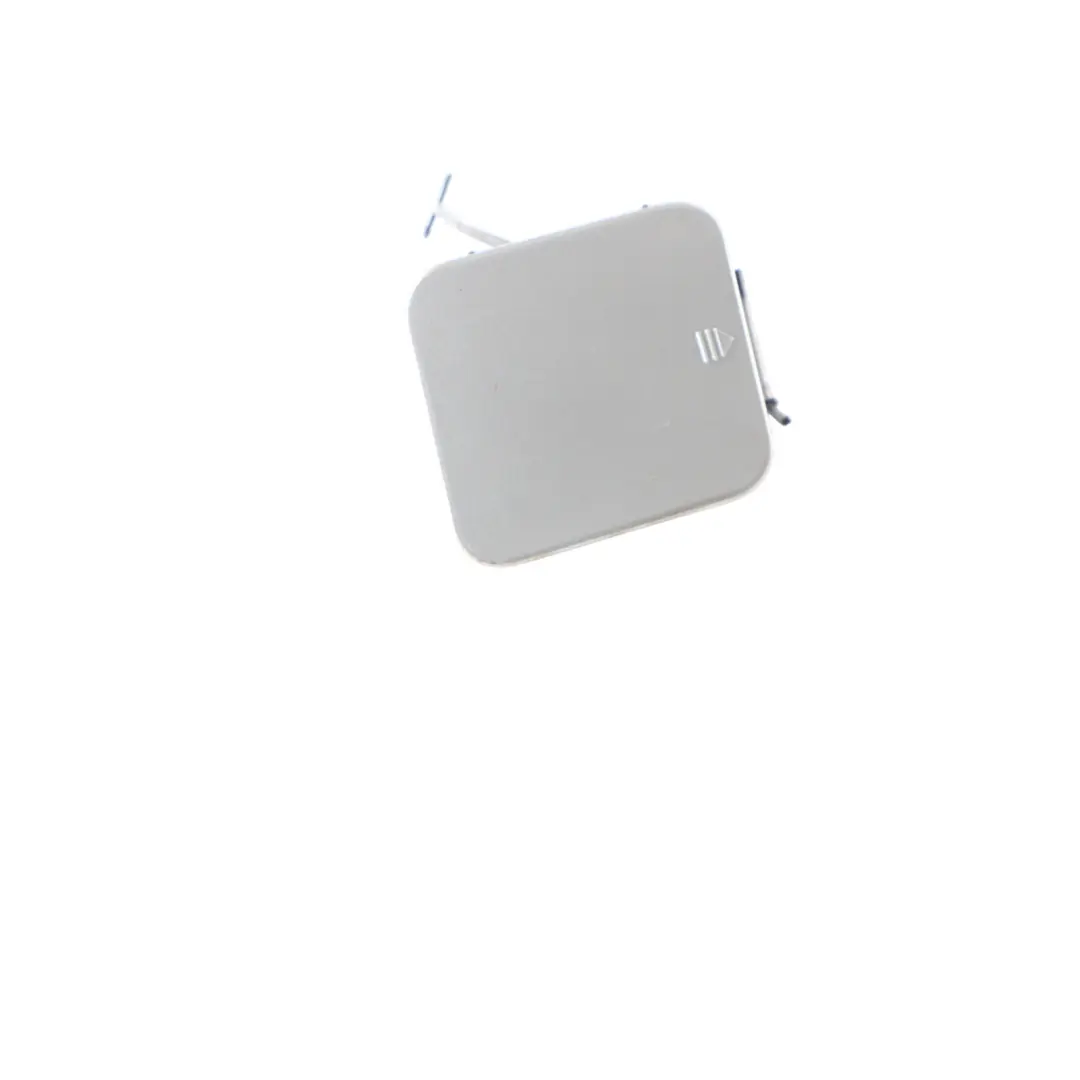 Bumper Towing Eye Cover Trim Cap Brilliant Silver - 744 to Mercedes W220 Rear with Part number A2208850423 Mercedes W220 Rear Bumper Towing Eye Cover Trim Cap Brilliant Silver - 744 - SKU A2208850423-BRS - Part number A2208850423