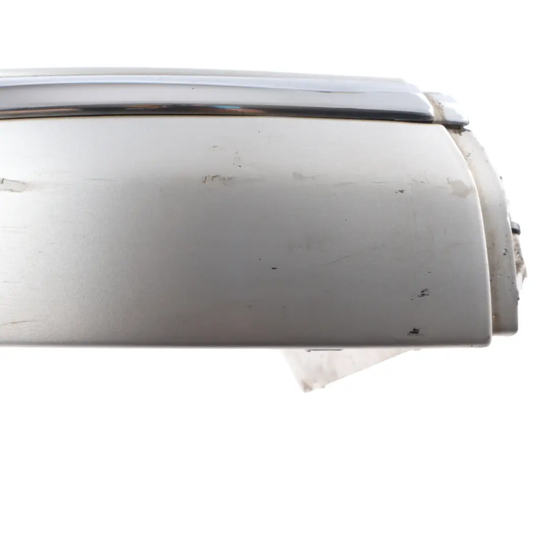 Bumper Moulding Left N/S Brilliant Silver Metallic - 9744 to Mercedes W220 Rear with Part number A2208850921 Mercedes W220 Rear Bumper Moulding Left N/S Brilliant Silver Metallic - 9744 - SKU A2208850921-BRS - Part number A2208850921