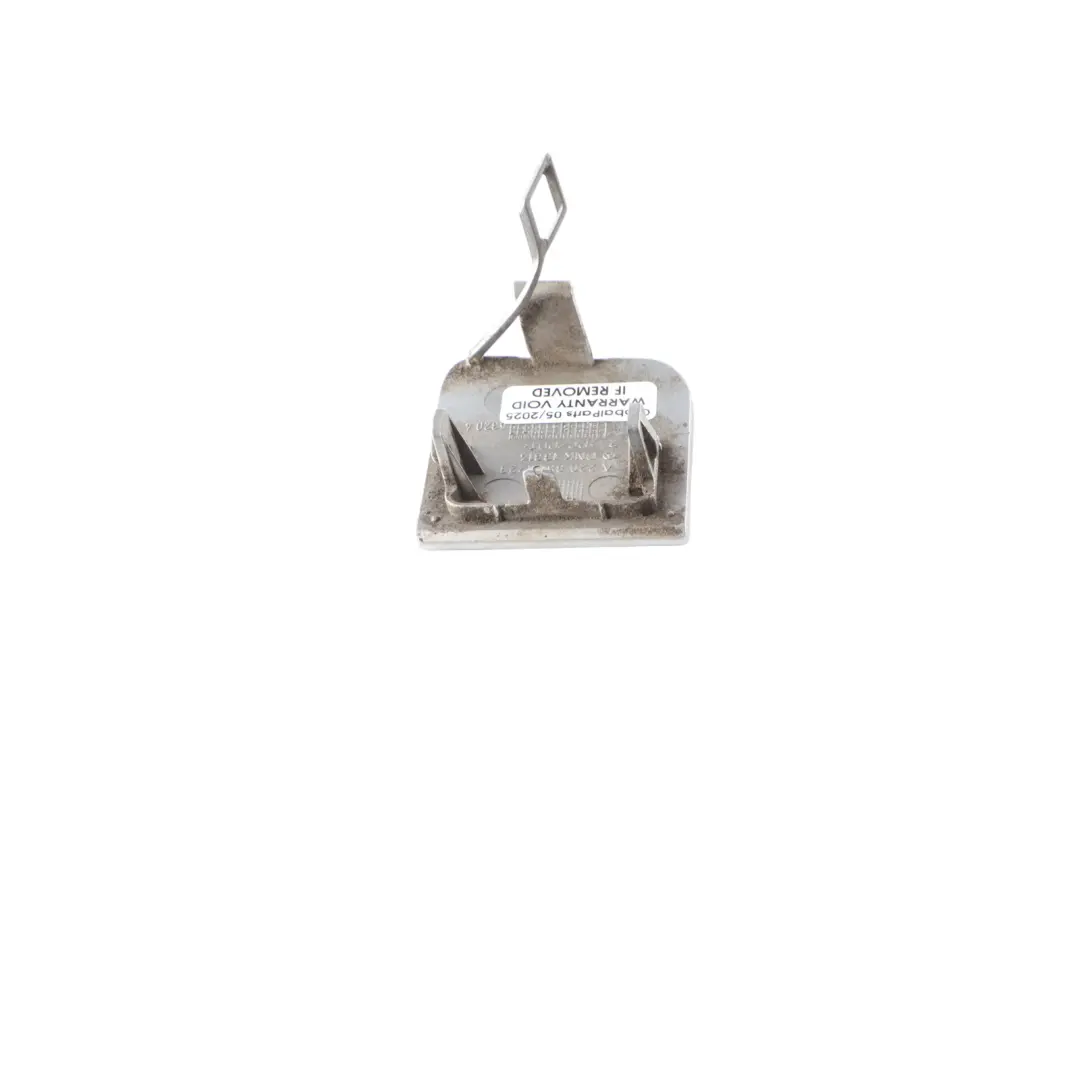 Mercedes W220 Front Bumper Eye Hook Cover Cap Brilliant Silver 744 - SKU A2208851223-BRS - Part number A2208851223