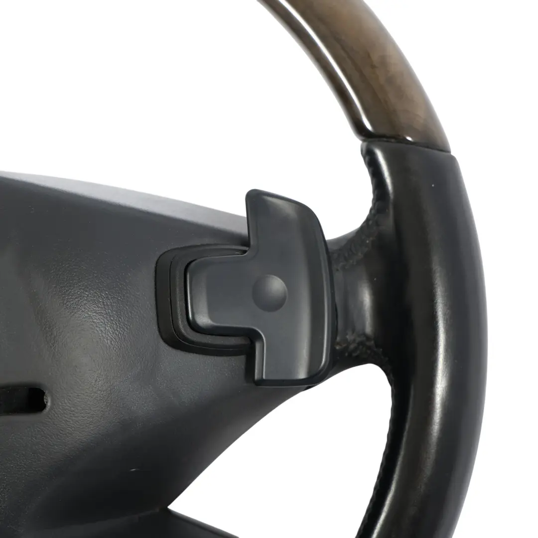 Kierownica Czarna Skóra Drewno do Mercedes CL C216 W221 o numerze A2214600018 Mercedes CL C216 W221 Kierownica Czarna Skóra Drewno - SKU A2214600018 - Numer Części A2214600018