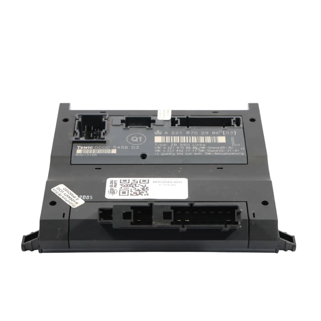 Module De Commande De Siège Avant Gauche SSG pour Mercedes W221 à propos du numéro de pièce A2218702986 Mercedes W221 Module De Commande De Siège Avant Gauche SSG - SKU A2218702986 - Numéro de pièce A2218702986