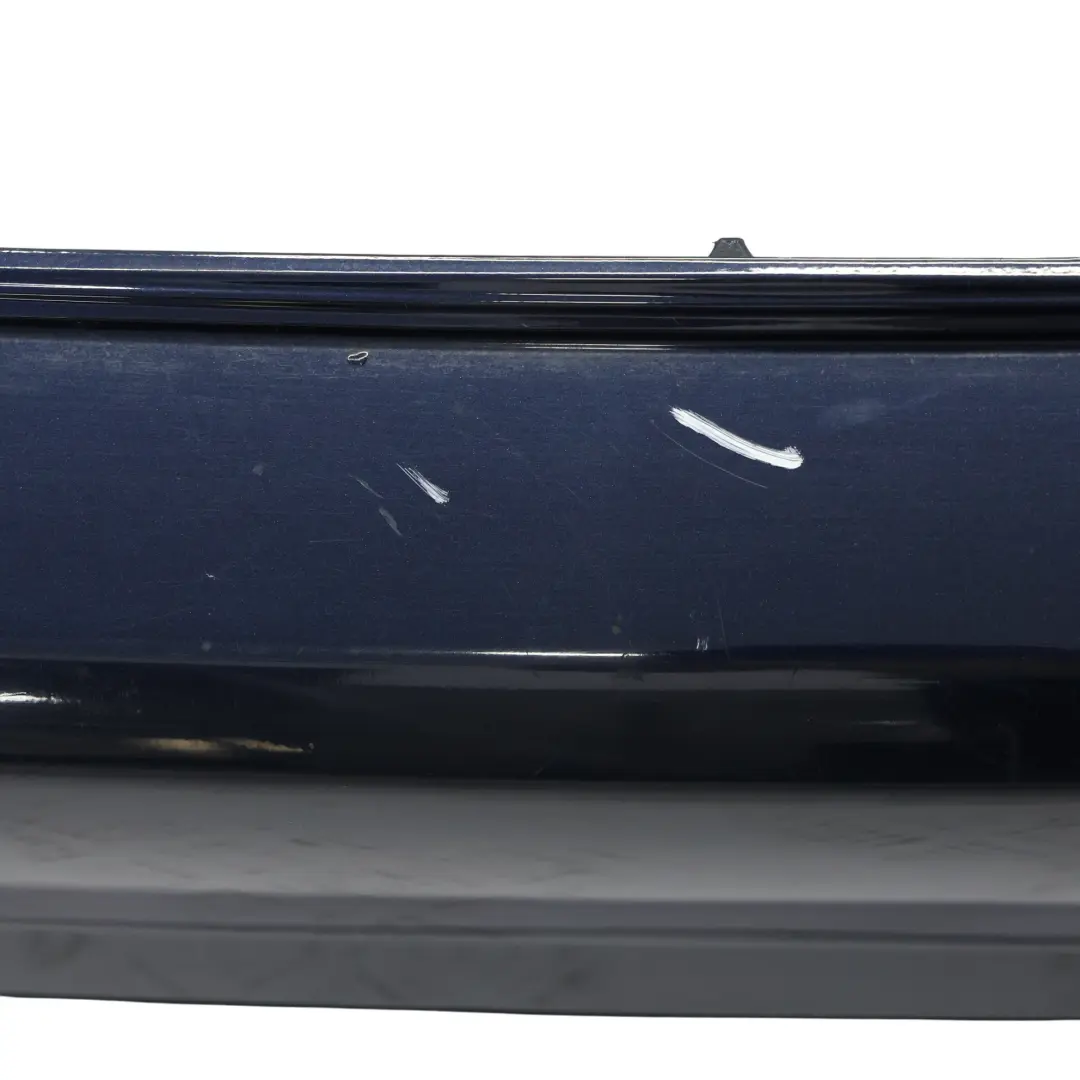 Bumper Trim V8 Facelift AMG Cavansite Blue Metallic - 890 to Mercedes W221 Rear with Part number A2218804740 Mercedes W221 Rear Bumper Trim V8 Facelift AMG Cavansite Blue Metallic - 890 - SKU A2218804740-CVB - Part number A2218804740