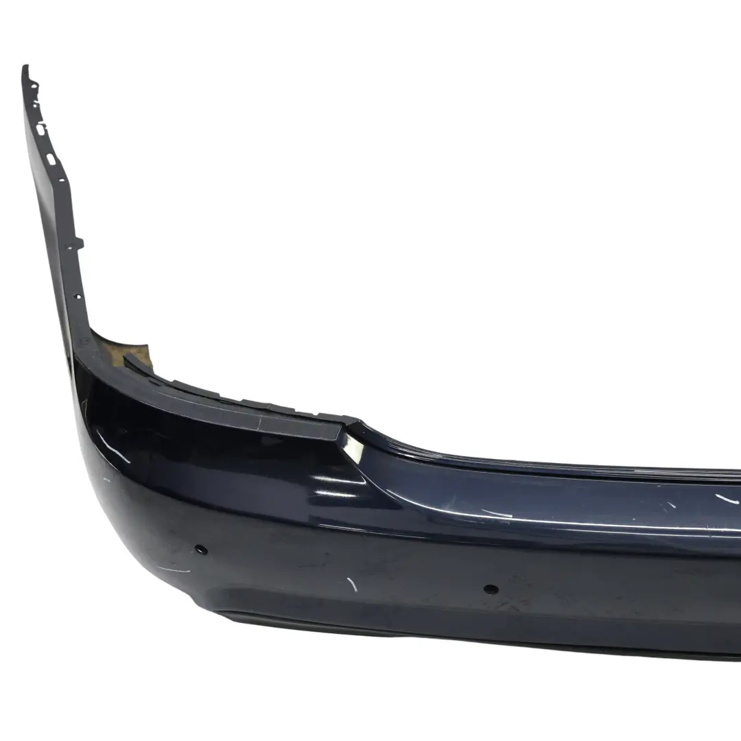 Bumper Trim V8 Facelift AMG Cavansite Blue Metallic - 890 to Mercedes W221 Rear with Part number A2218804740 Mercedes W221 Rear Bumper Trim V8 Facelift AMG Cavansite Blue Metallic - 890 - SKU A2218804740-CVB - Part number A2218804740