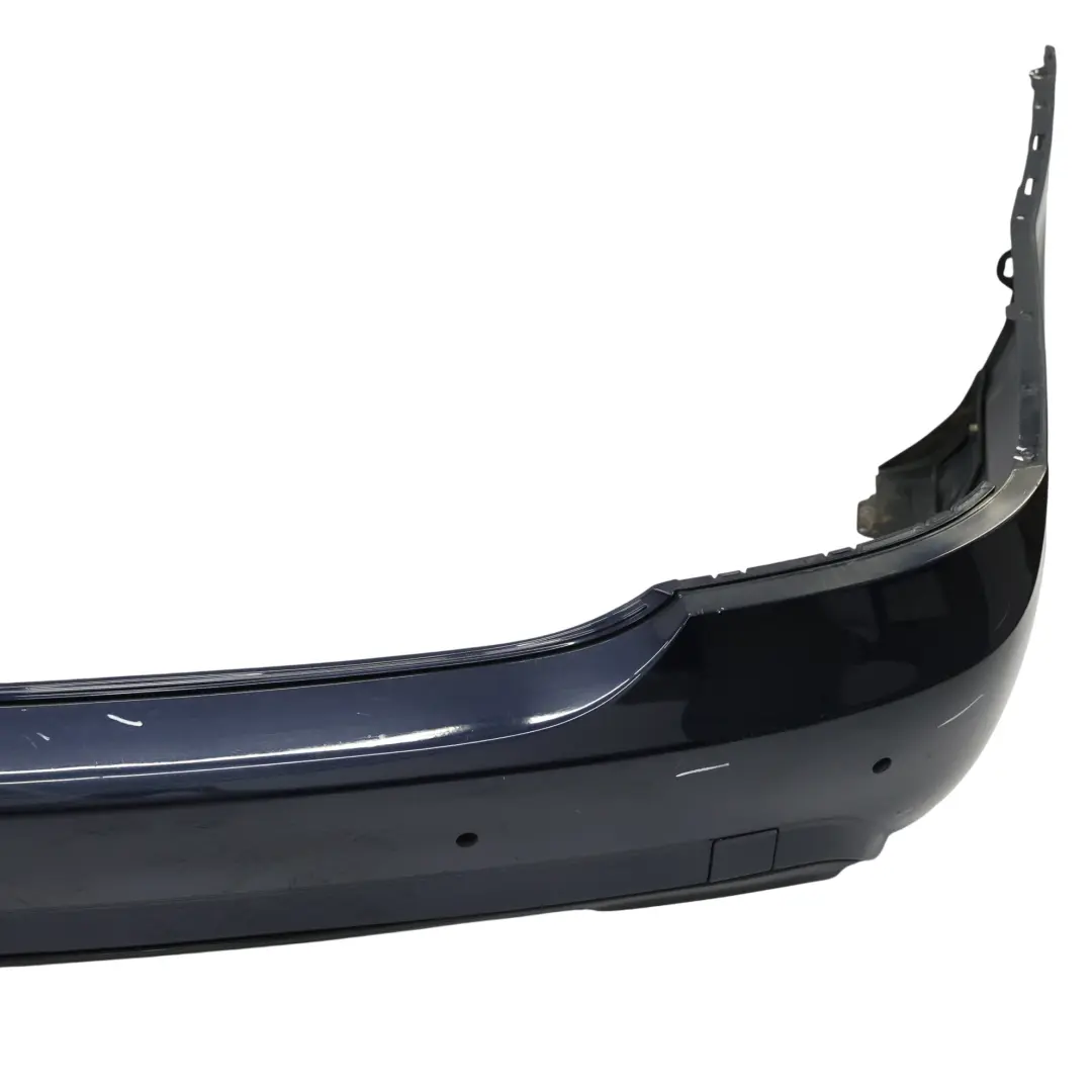 Bumper Trim V8 Facelift AMG Cavansite Blue Metallic - 890 to Mercedes W221 Rear with Part number A2218804740 Mercedes W221 Rear Bumper Trim V8 Facelift AMG Cavansite Blue Metallic - 890 - SKU A2218804740-CVB - Part number A2218804740