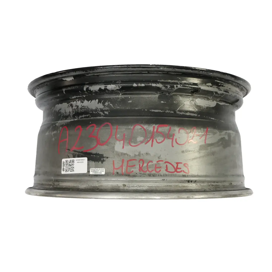 Llanta Delantera Aleación Negra 19" 8.5J ET:30 para Mercedes SL R230 AMG con número de pieza A2304015402 Mercedes SL R230 AMG Llanta Delantera Aleación Negra 19" 8.5J ET:30 - SKU A2304015402-1 - Número de pieza A2304015402