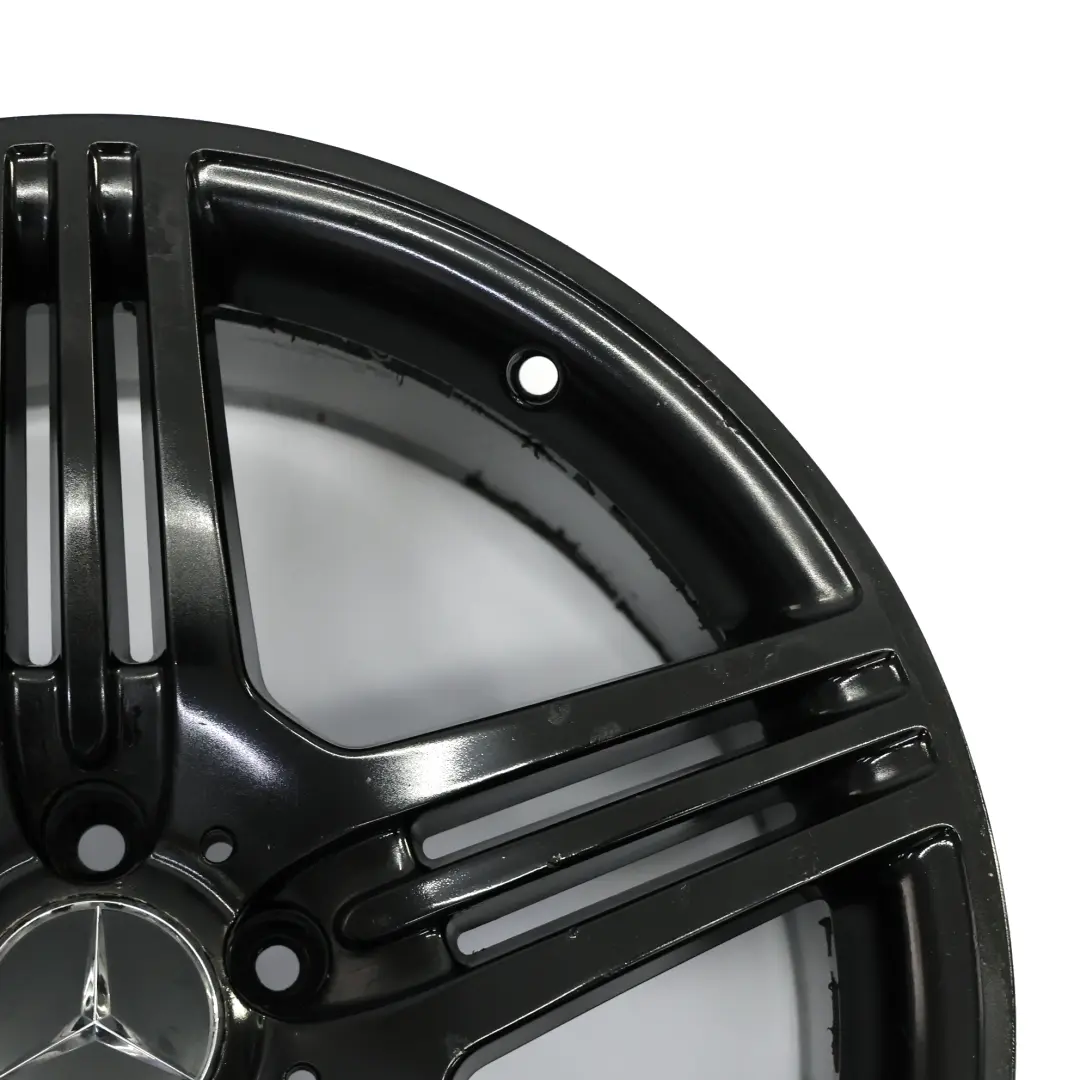 Hinterrad Schwarz Felge 19" 9.5J ET:31 für Mercedes SL R230 AMG mit Teilenummer A2304015502 Mercedes SL R230 AMG Hinterrad Schwarz Felge 19" 9.5J ET:31 - SKU A2304015502-1 - Teilenummer A2304015502