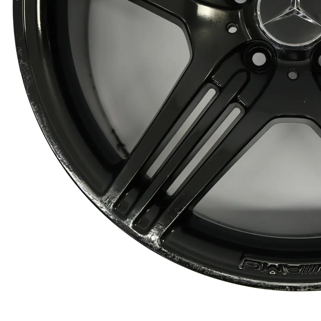 Rueda Trasera Aleación Negra 19" 9.5J ET:31 para Mercedes SL R230 AMG con número de pieza A2304015502 Mercedes SL R230 AMG Rueda Trasera Aleación Negra 19" 9.5J ET:31 - SKU A2304015502-1 - Número de pieza A2304015502