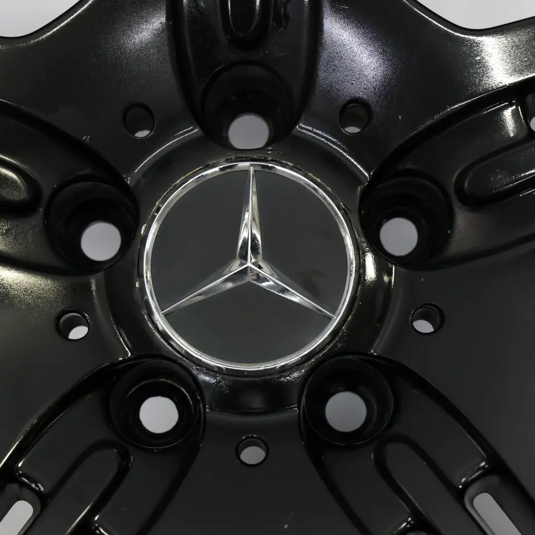 Alloy Rim 19" 9.5J ET:31 to Mercedes SL R230 AMG Rear Black Wheel with Part number A2304015502 Mercedes SL R230 AMG Rear Black Wheel Alloy Rim 19" 9.5J ET:31 - SKU A2304015502-1 - Part number A2304015502