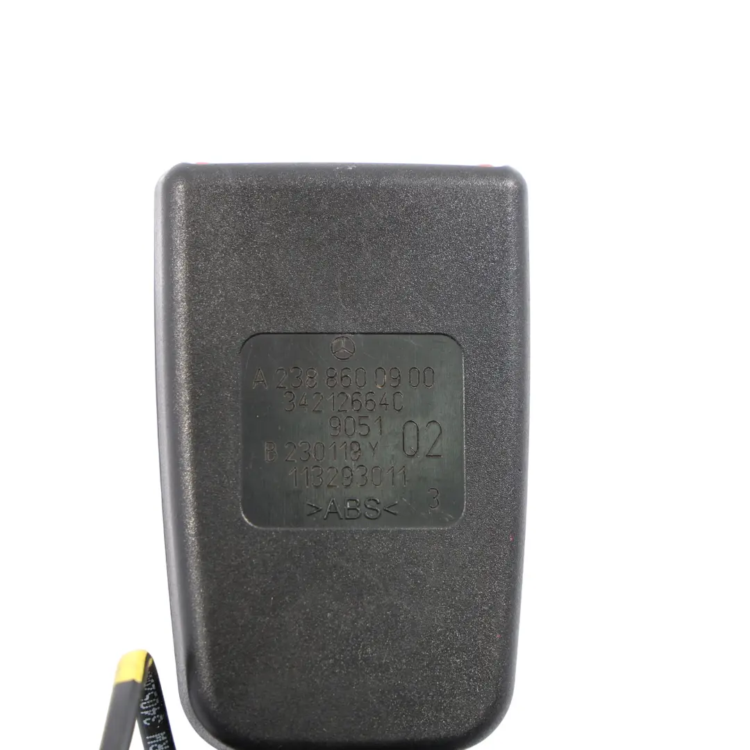 Fibbia Per Cintura Di Sicurezza Posteriore Sinistra per Mercedes C238 con numero di parte A2388600900 Mercedes C238 Fibbia Per Cintura Di Sicurezza Posteriore Sinistra - SKU A2388600900 - Numero di parte A2388600900