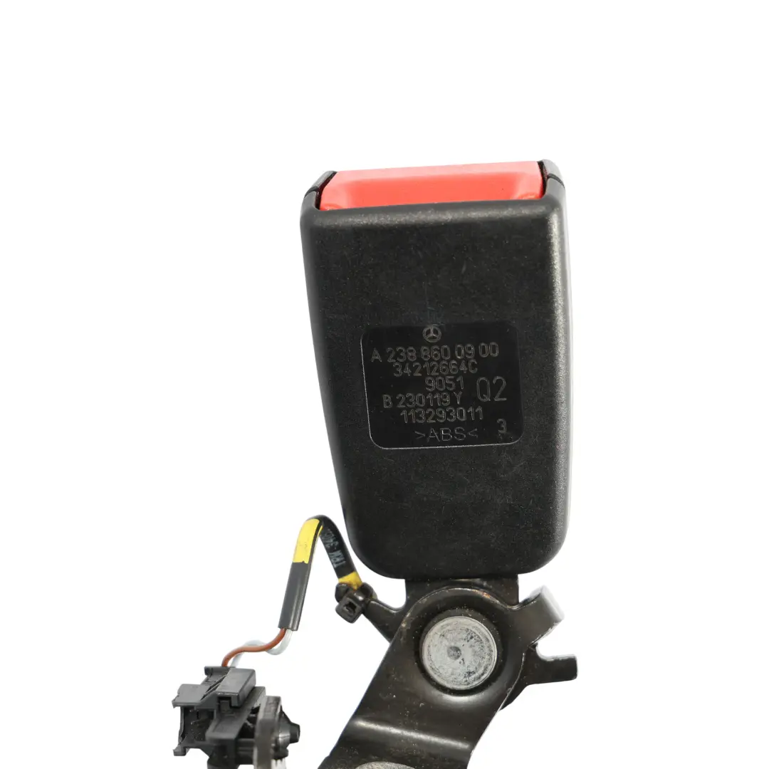 Mercedes C238 Seat Belt Buckle Rear Left N/S Seatbelt Clasp - SKU A2388600900 - Part number A2388600900