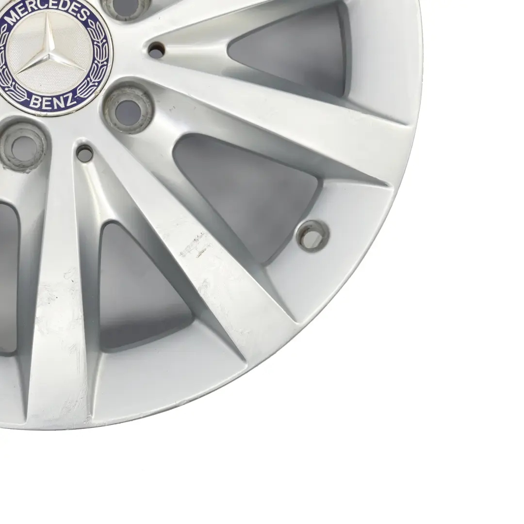 Mercedes W176 W246 Llanta aleación plateada 10 radios 16" ET:49 6,5J - SKU A2464010202-2 - Número de pieza A2464010202