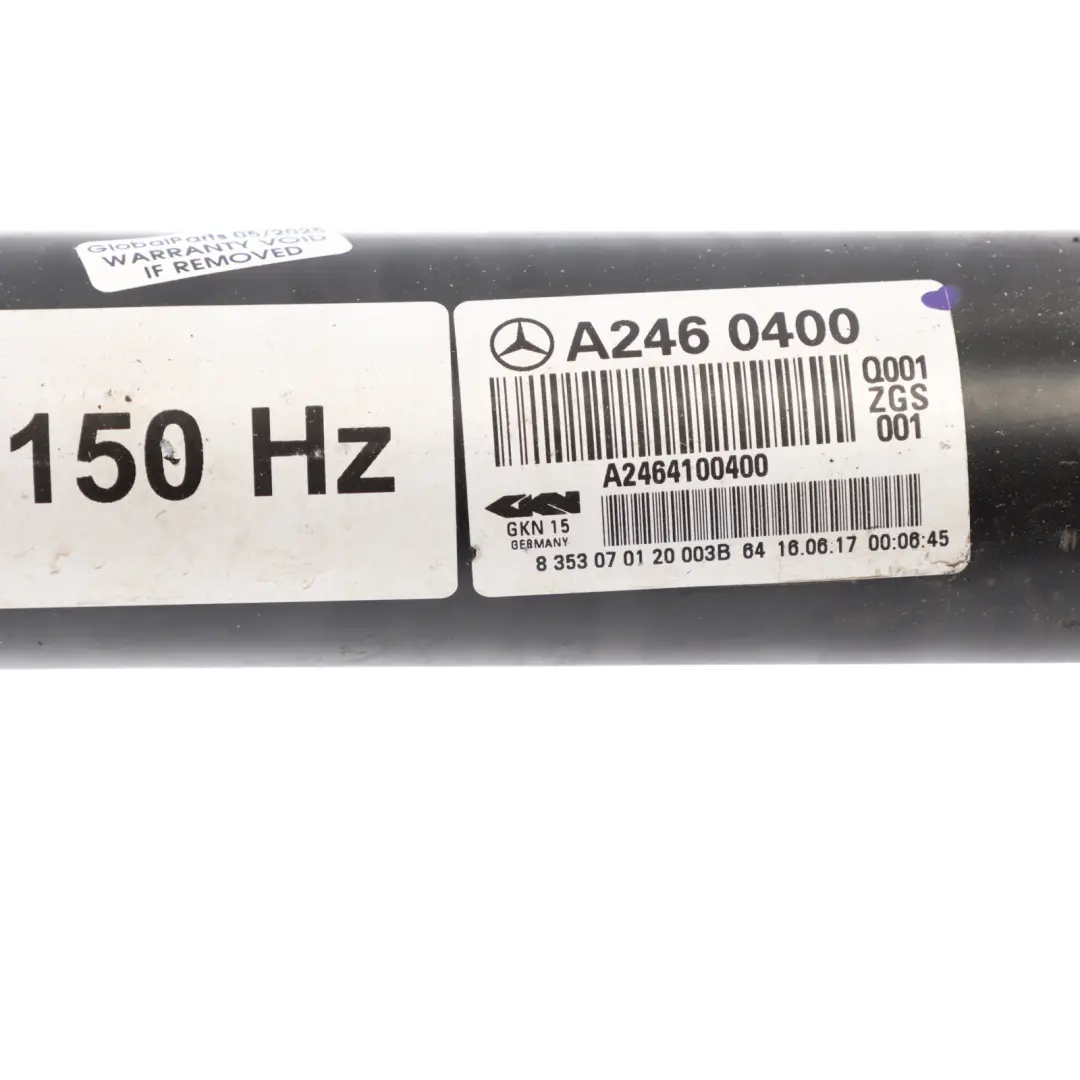 Prop Shaft Propshaft Automatic to Mercedes GLA X156 Drive with Part number A2464100400 Mercedes GLA X156 Drive Prop Shaft Propshaft Automatic - SKU A2464100400 - Part number A2464100400